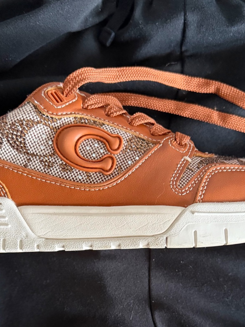 Coach Women’s Soho Sneaker Crystal Signature Jacquard - Picture 2 of 8